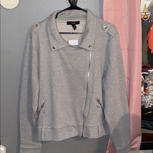 Gray Zip-up Jacket